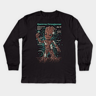 The Science of Groot Kids Long Sleeve T-Shirt